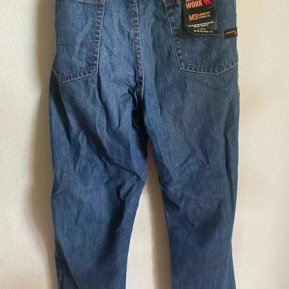 Ariat Work Flame Resistant M3 Loose Fit Straight Leg CAT 2 Jeans Size 48/32 New! - Picture 9 of 12